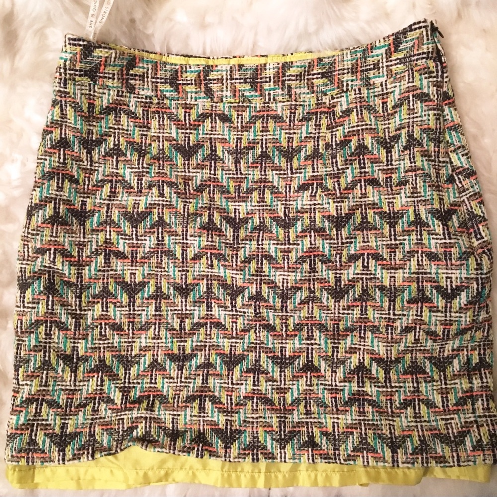 SALE! Colorful Fun KATE SPADE Party Work Mini Skirt Size 10